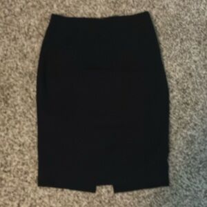 Black pencil skirt.